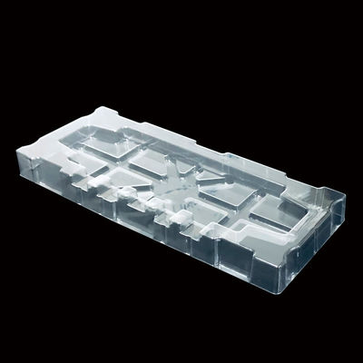 Emballage en ampoules Plateau d'insertion en plastique moulé en PET transparent pour pièces électroniques