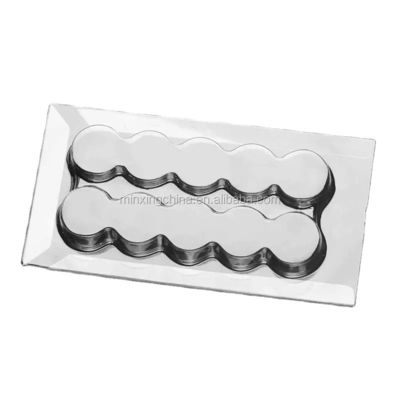PET/PVC/PS/PP Emballage en ampoules en papier coulissant à triple pliage sur mesure pour pièces de monnaie