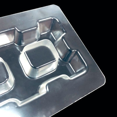 Blister personnalisé pour les composants électroniques en plastique PET de classe 100