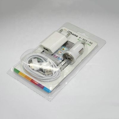 Plateau intérieur en ampoules de taille personnalisée pour l'emballage d'accessoires électroniques antistatiques